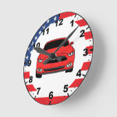 Horloges murales de conception de voiture de cours (Angle)