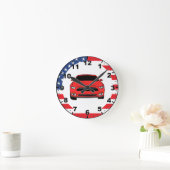 Horloges murales de conception de voiture de cours (Maison)