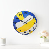 Horloges murales de conception de "volleyball" (Maison)