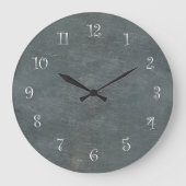 Horloges murales de cuisine aspect ardoise (Recto)
