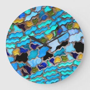 Horloges murales de l'art abstrait 80 et options