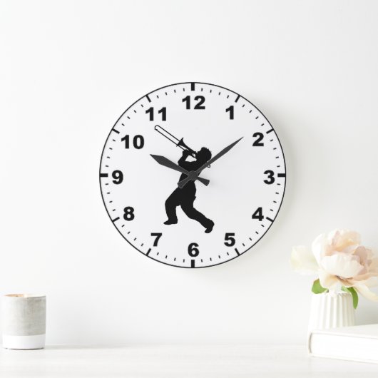 Horloges murales design "lecteur Trombone" (Maison)