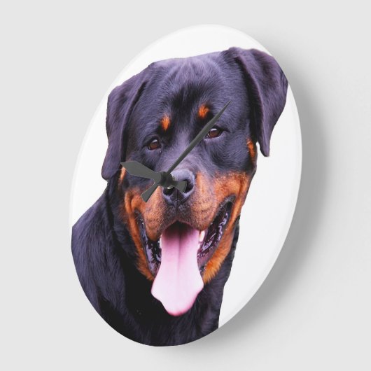Horloges murales design "Rottweiler" (Angle)