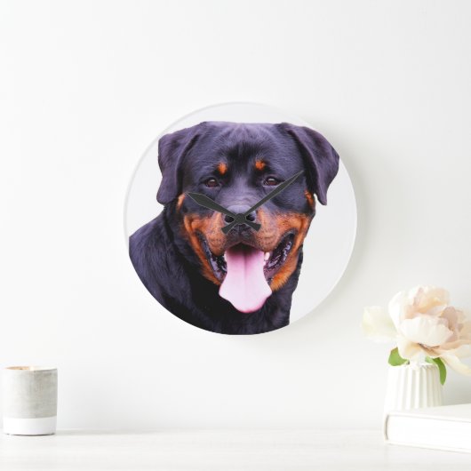 Horloges murales design "Rottweiler" (Maison)