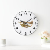 Horloges murales design "Trumpet" (Maison)