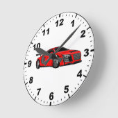 Horloges murales design voiture de course cool (Angle)