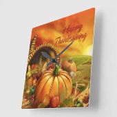 Horloges murales du bon thanksgiving 2 et options (Angle)