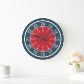 horloges murales FAITES SUR COMMANDE de 24 heures (Maison)