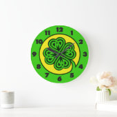 Horloges murales Shamrocks tribales (Maison)
