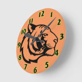 Horloges orange tigre (Angle)
