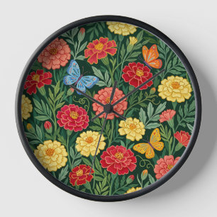 Horloges Papillons Souci Art Abstraits