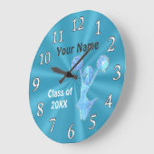 Horloges Personnalisées, Décor De Chambre Cheerled (Angle)