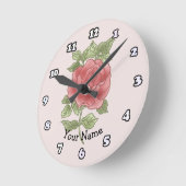 Horloges Rose Rougeâtre (Angle)