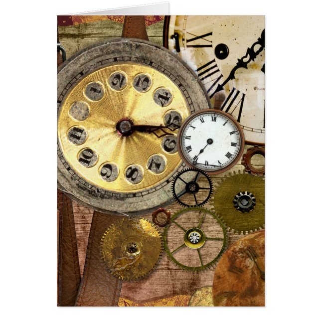Horloges Rusty Old Steampunk Art (Devant)