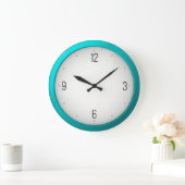 Horloges Turquoise Modernes De Mur Rond (Maison)