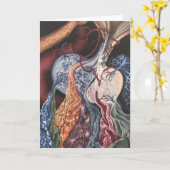 Hormones, amour, affection, carte hypophyse (Fleur jaune)