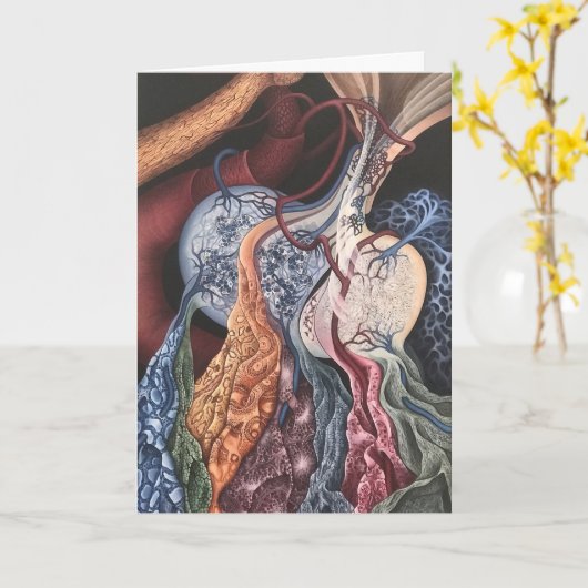 Hormones, amour, affection, carte hypophyse (Fleur jaune)