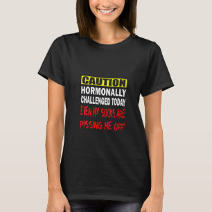 Hormones vrouwen Hormonally Challena T-shirt