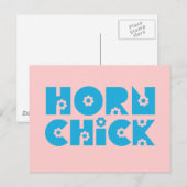 Horn Chick Briefkaart (Voorkant / Achterkant)