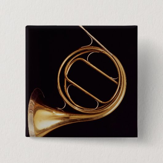 Horn, Frankrijk, door Marcel Auguste Raoux Vierkante Button 5,1 Cm (Voorkant)