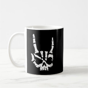 Horn Hand Heavy Metal Hard Rock Music Koffiemok