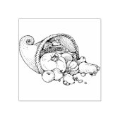 Horn of Plenty Rubberstempel (Afrduk)