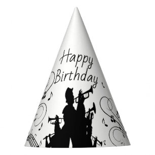 Horn Section Trumpet Jazz Music Birthday Feesthoedjes