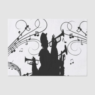 Horn Section Trumpet Jazz Music Tissuepapier