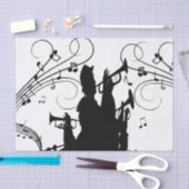 Horn Section Trumpet Jazz Music Tissuepapier (Craft)