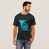 Horn - Sky Blue T-shirt (Voorkant volledig)