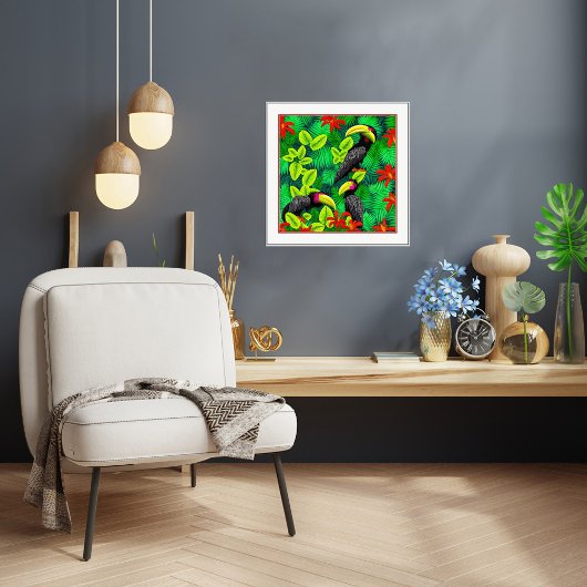 Hornbill - Impression d'art en toile