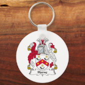 Horne Family Crest Sleutelhanger (Voorkant)