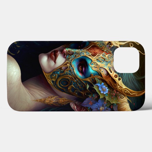 Horned Elf Woman Fantasy Art Case-Mate iPhone Case (Achterkant (horizontaal))