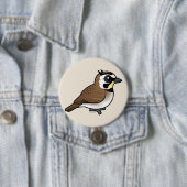 Horned Lark Ronde Button 7,6 Cm (In situ)
