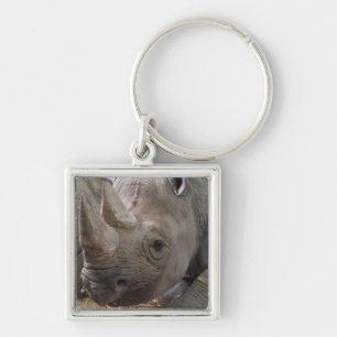 Horned Rhino Sleutelhanger
