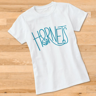 Hornets Basketbal Jeugd Team Rec League Moeder T-shirt