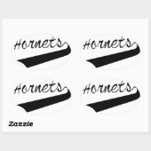 Hornets Ovale Sticker (Vel)