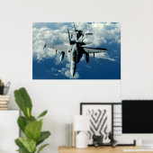 Hornets over Pearl Poster (Thuiskantoor)
