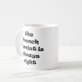 hornist français toujours droit tasse à café (Devant gauche)
