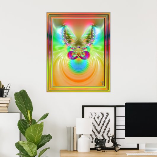 Horns of Hathor Variation 2 Art Print (Thuiskantoor)