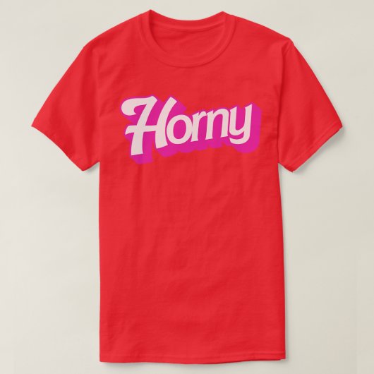Horny T-shirt (Design voorkant)