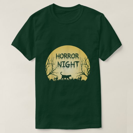 Horor Night Halloween T-shirt (Design voorkant)