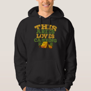 Horoscoop sterrenbeeld Ram houdt van kamperen Hoodie