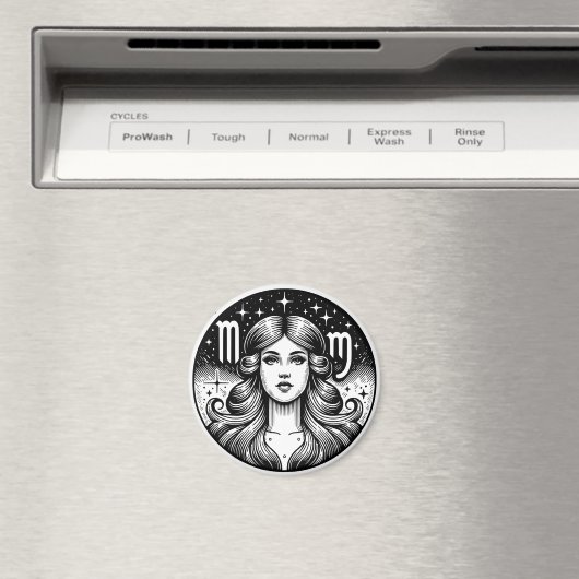 Horoscoop teken Maagd symbool Magneet (Insitu (Vaatwasser))