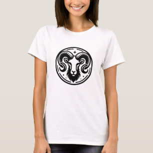 Horoscoop teken Ram symbool T-shirt