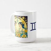 Horoscoop Teken Tweelingen Celestial Koffiemok (Voorkant links)