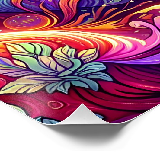 Horoscoop Teken Weegschaal Zodiac Etherische Mysti Perfect Poster (Hoek)