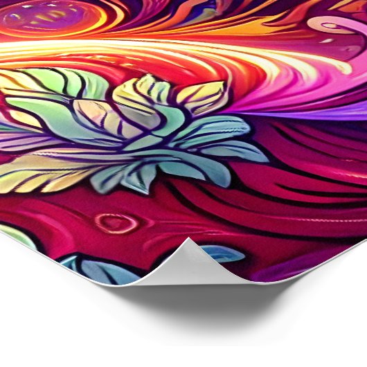 Horoscoop Teken Weegschaal Zodiac Etherische Mysti Poster (Hoek)