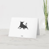 Horoscoopteken Stier Gelukkige Verjaardag Kaart (Achterkant)