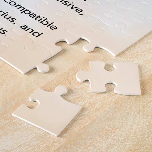 Horoscoopteken Tweelingen | teken van de tweelinga Legpuzzel (Zijkant)